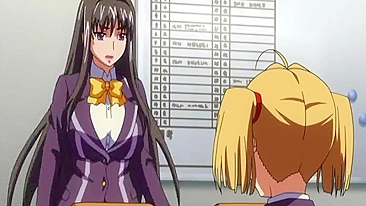 Hentai Japonesa Faz Footjob e Leva Gozada na Cara - Uma História Quente de Colegial Safada