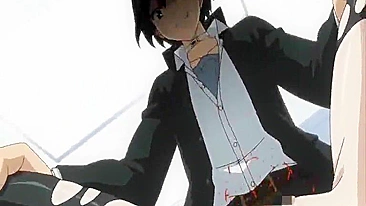 Colegial Hentai Virgem Amarrada e Fodida Brutalmente!