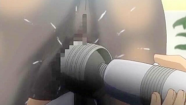 Universitária Usa Vibrador na Buceta Molhada de Meia-Calça