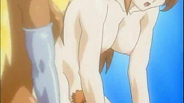 Gangbang em grupo com traveco hentai - anime, desenho e putaria