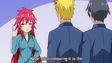 Colegial Ruiva Chupa Pauzão e Leva Gozada no Rosto em Sexo Hentai