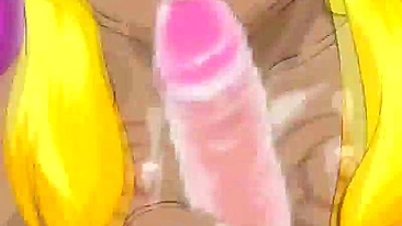 Pornô Shemale Anime - Pretinha Chupa e Bate Punheta em Piroquinha