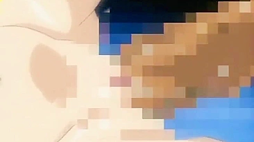 Pornô Hentai - Travesti de Peitões Fodida sem Camisinha em Anime Toon