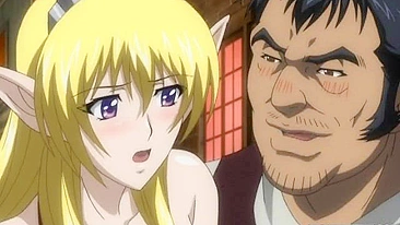 Elfa Safada de Peitões Toma no Cu em Hentai Anime