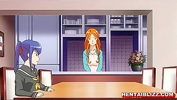 Peitões Levando Vara Dura do Médico em Hentai