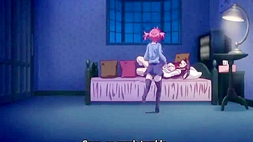 Travesti Hentai Universitária Ganha Punheta de Pauzão