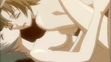 Hentai de Peitos Grandes com Strapon Fodendo Forte no Anime