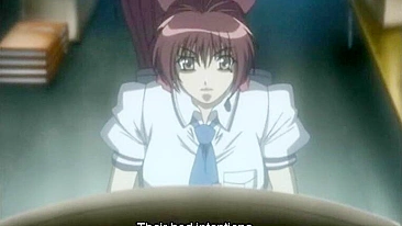 Hentai de Peitos Grandes com Strapon Fodendo Forte no Anime