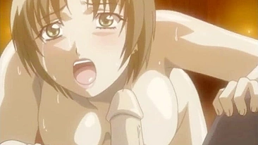 Hentai de Peitos Grandes com Strapon Fodendo Forte no Anime