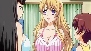 Foda Hentai com Peitões e Homens Mascarados