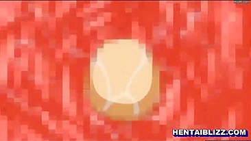 Punhetas e Gozadas em Peitos Grandes Hentai no Trem, Anime