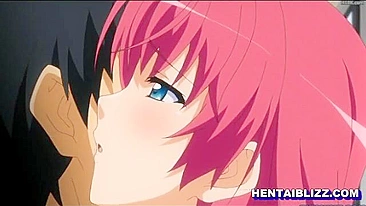 Punhetas e Gozadas em Peitos Grandes Hentai no Trem, Anime