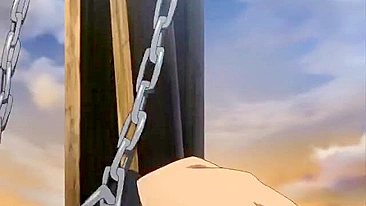 Ghetto Acorrentado Chicoteado e Gozada no Rosto