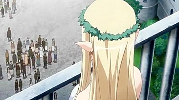 Buceta Molhada da Princesa Elfa Fodida em Público por Anime do Gueto