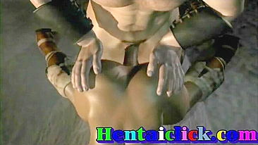 Gostoso Gay Fodido com Força em Hentai Anime de Músculos Grandes