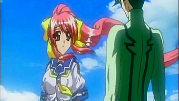 Dedada e Foda na Buceta Molhada por Cativa de Peitões em Pornô Hentai