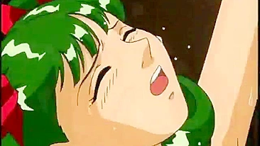 Bondage Hentai com Cera Quente e Foda de Pau Monstro