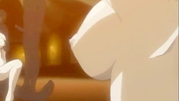 Hentai peituda chicoteada e dildada na buceta molhada