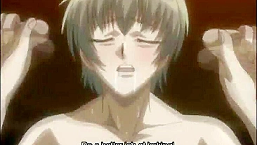 Hentai peituda chicoteada e dildada na buceta molhada