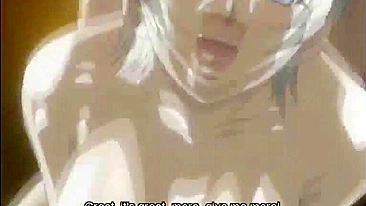 Hentai peituda chicoteada e dildada na buceta molhada