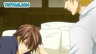 Garotos Hentai Fazem Sexo Anal e Amor na Cama - Pornô Gay Anime