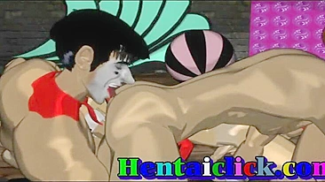 Gangbang e Gozada por Grupo de Gays Hentai Sarados, Foda Gay Anime
