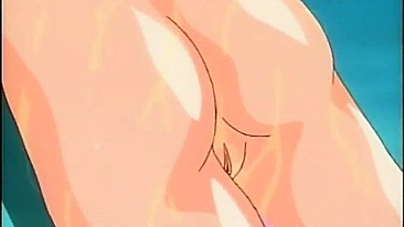 Massagem Hentai no Corpo e Vibrador na Buceta na Praia