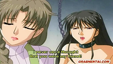 Hentai Acorrentada e Chicoteada no Japão - Anime, Japonês, Hentai, Bondage, BDSM