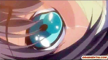 Gatinha em Bondage Fodida com Dildo e Prendedores na Língua - Anime Hentai