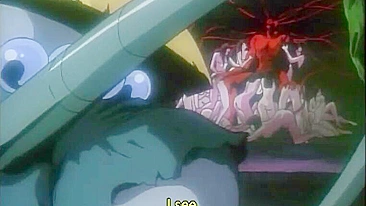 Gangbang de Garotas Hentai com Tentáculos em Grupo