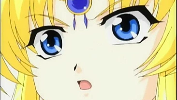 Hentai Elfa Acorrentada de Peitos Grandes em Gangbang com Bandidos