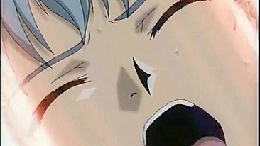 Bondage Elétrico e Foda na Boca de Garota Musculosa Hentai