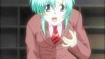 Hentai Bondage Cavalgando Dildo no Pau na Cadeira