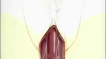 Hentai Bondage Cavalgando Dildo no Pau na Cadeira