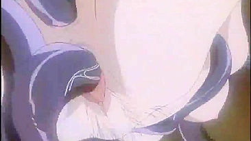 Garota Hentai Tem Buracos Fodidos por Tentáculos, hentai, garota, anime
