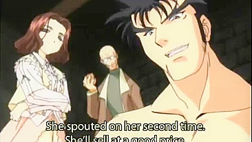 Hentai Acorrentada Balançando na Foda na Buceta Molhada