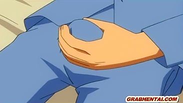 Vídeo Pornô Hentai - Cara Preso Ganha Boquete e Chupada no Pau