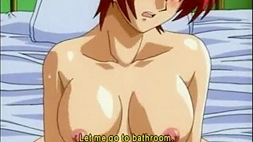 Colegial Ruiva em 69 com Boquete no Anime Hentai