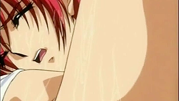 Colegial Ruiva em 69 com Boquete no Anime Hentai