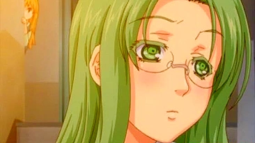 Colegial Hentai Japonesa Apertando Peitos e Levando Vara Quente