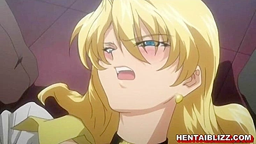 Loira Peituda Hentai Gangbang por Bandidos