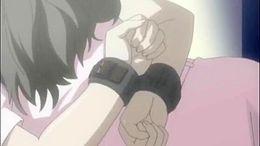 Enfermeira Hentai Bondage Engasgando no Boquete e Engolindo Porra