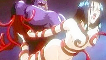 Anime Capturada e Fodida Forte por Tentáculos Monstruosos