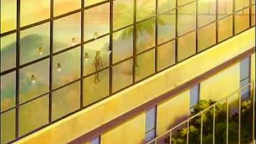 Hentai Japonesa se Masturbando de Biquíni na Piscina