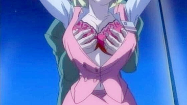 Garota de Lingerie Anime Chupa Pauzão em Pornô Hentai