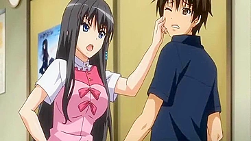 Peitos Grandes Amordaçados Ficam Molhados em Pornô Hentai