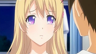 Peitos Grandes Amordaçados Ficam Molhados em Pornô Hentai