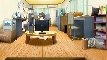 Peitos Grandes Amordaçados Ficam Molhados em Pornô Hentai