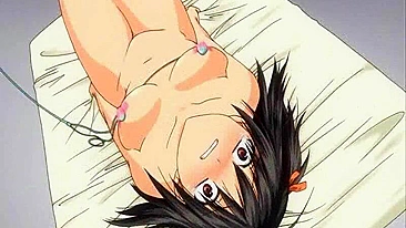 Choques Elétricos e Consolo na Buceta pra Hentai Cativa no Anime