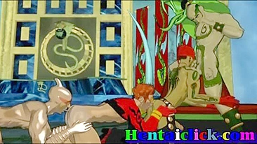 Grupo Gay Hentai Fodendo - Aventura Anime Excitante